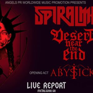 SPIRAL METH / DESSERT NEAR THE END / I ABYSSICK at Temple of Athens 23/09/2023 Live Report