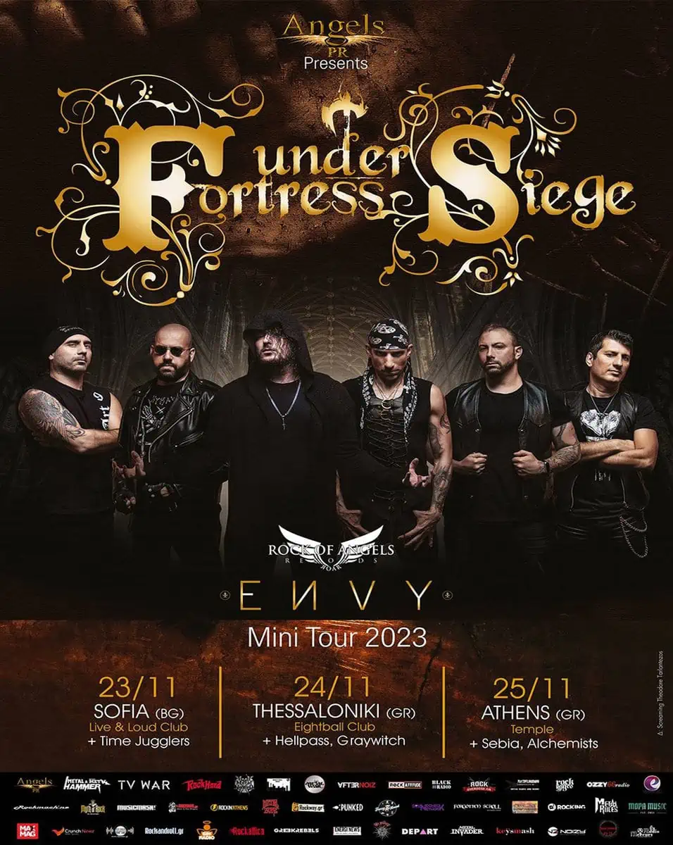 You are currently viewing FORTRESS UNDER SIEGE ανακοίνωσαν το ENVY MINI TOUR 2023