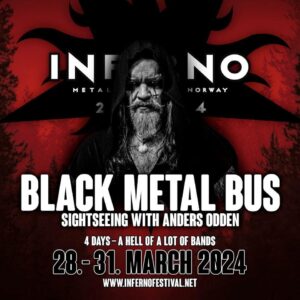 Το Inferno Metal Festival ανακοινώνει την επιστροφή του Black Metal Bus Sightseeing Tours με τον Anders Odden