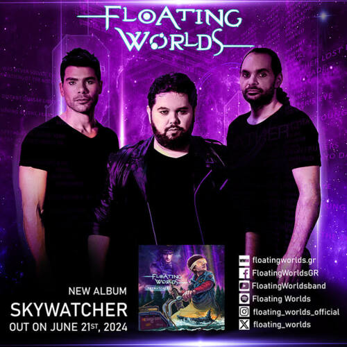 Read more about the article FLOATING WORLDS new album “Skywatcher” will be released June 21, 2024…+ single “Hello From Out There” official video