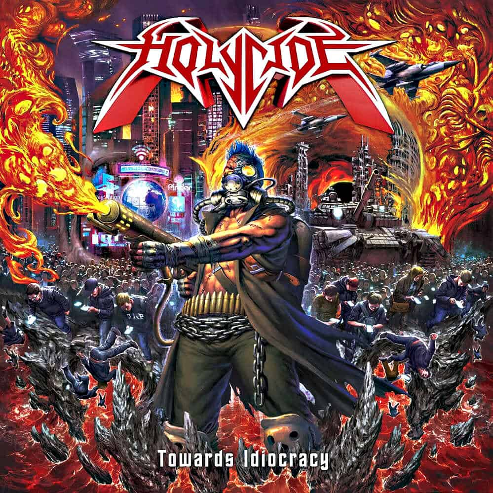 Read more about the article Σήμερα η κυκλοφορία του εκρηκτικού νέου studio album “Towards Idiocracy” των thrash metallers HOLYCIDE !!