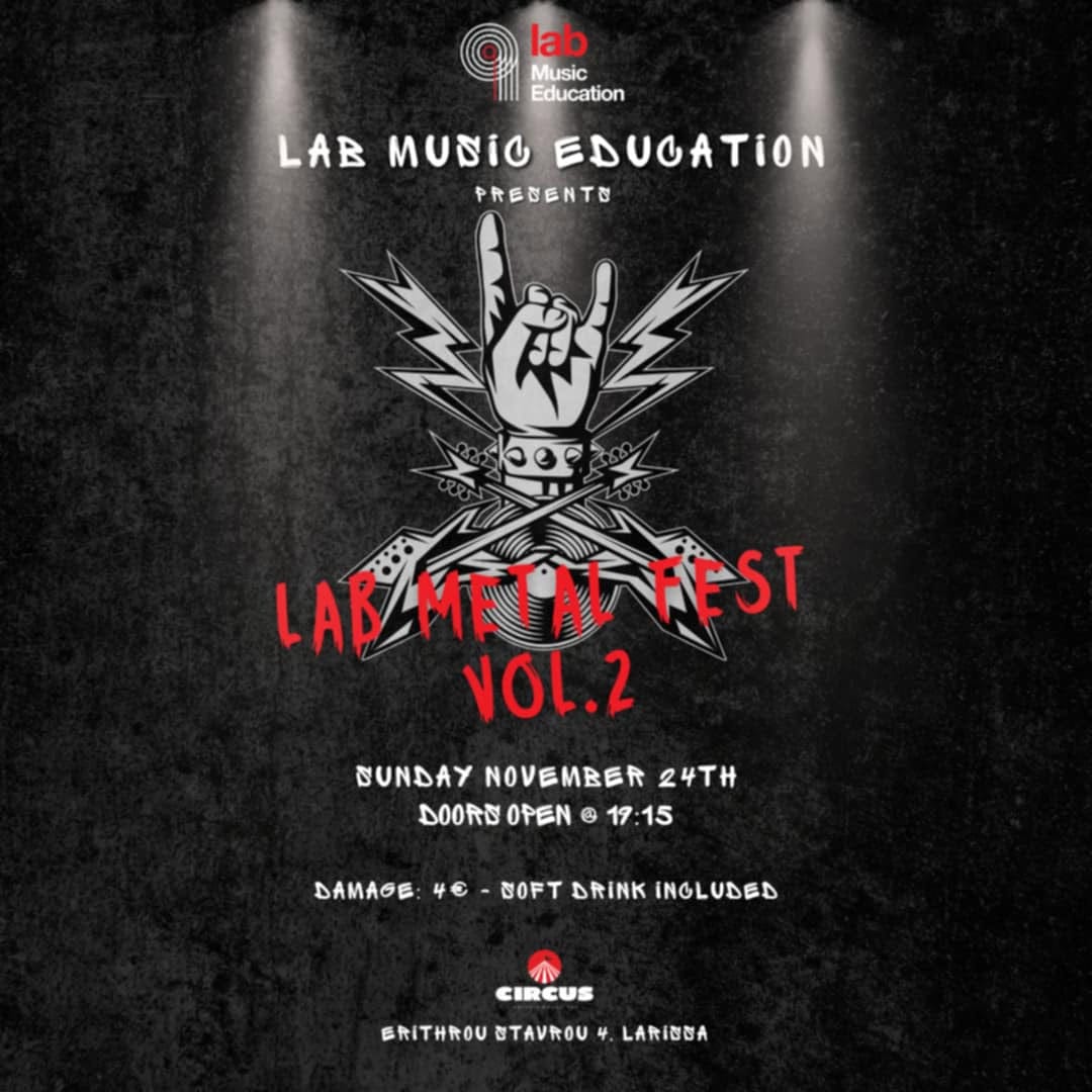 You are currently viewing LAB Metal Fest Vol.2 | 24 / 11 / 2024 @ Circus Entertainment Hub – Larisa